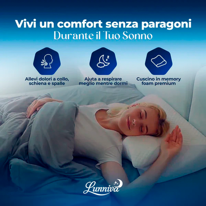 Cuscino Cervicale Ortopedico - Lunniva™