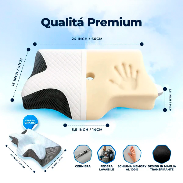 Cuscino Cervicale Ortopedico - Lunniva™